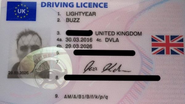 United Kingdom Driving License